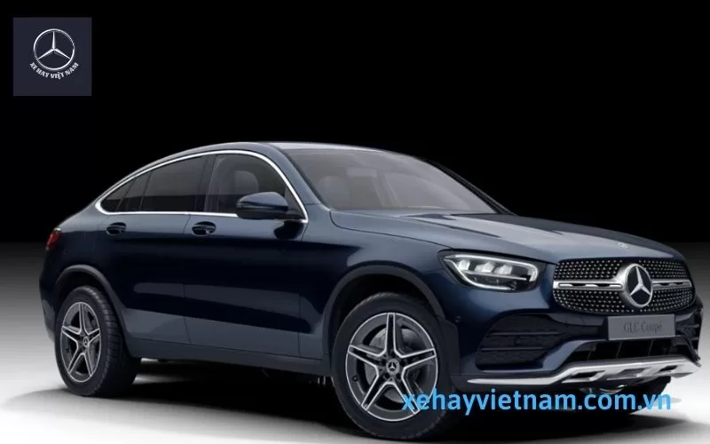 Mercedes GLC 300 4MATIC Coupé Bộ lazang AMG 5 chấu kích thước lớn giúp thân xe càng thêm cứng cáp và cá tính